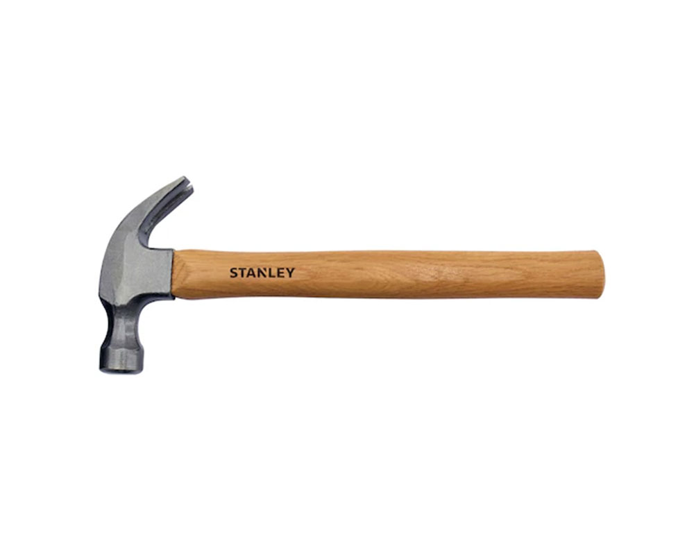 STANLEY 51339 16 OZ. WOOD HANDLE NAIL HEXAGONAL HAMMER