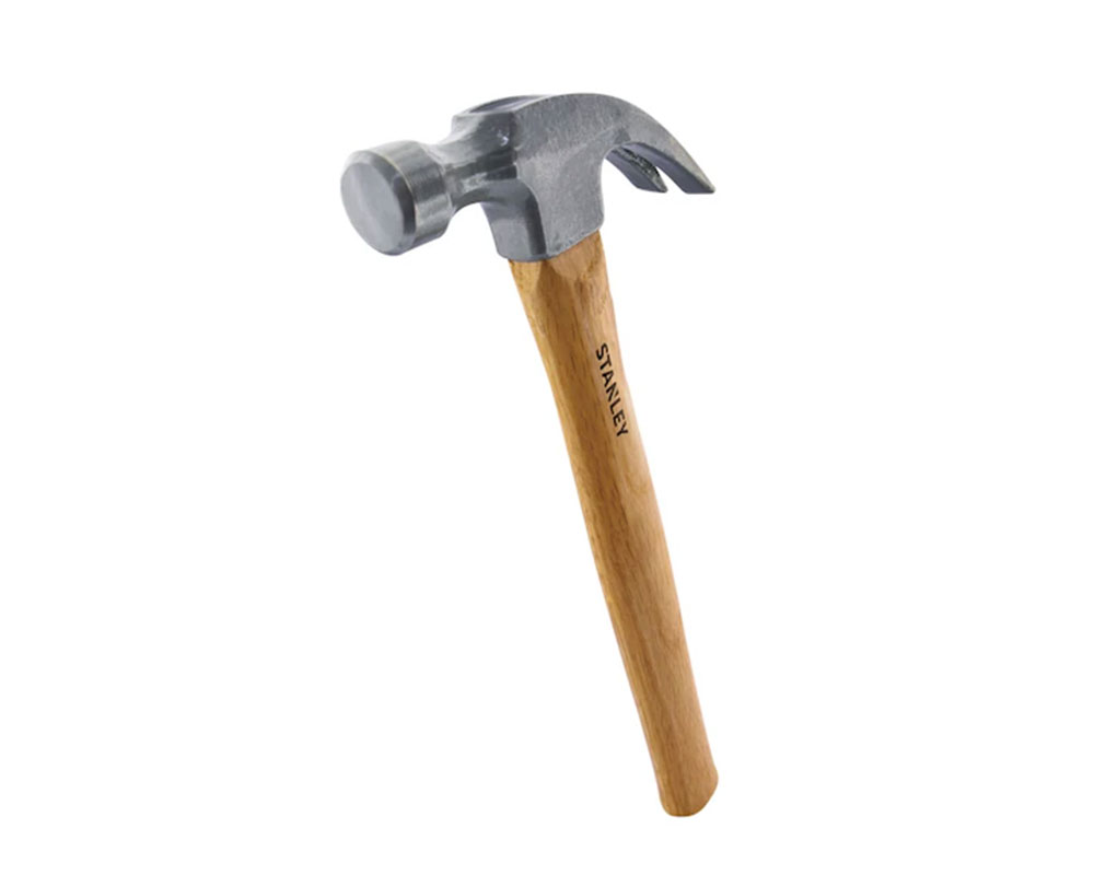 STANLEY 51339 16 OZ. WOOD HANDLE NAIL HEXAGONAL HAMMER