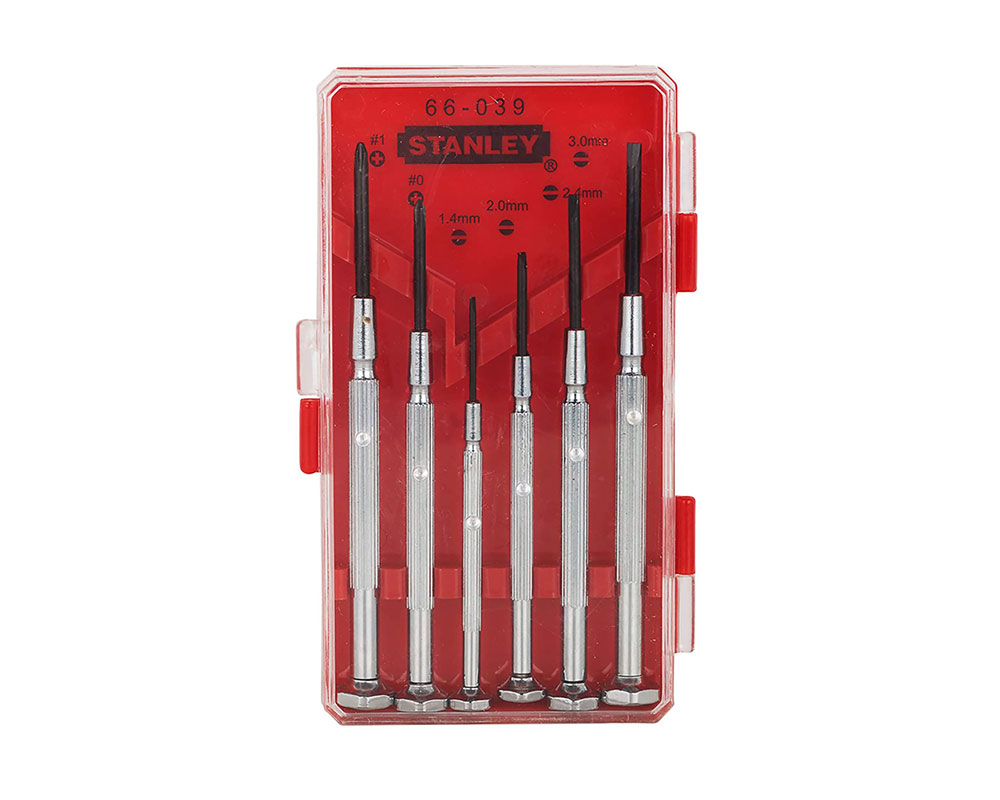 STANLEY PRECISION SCREWDRIVER SET 6PCS