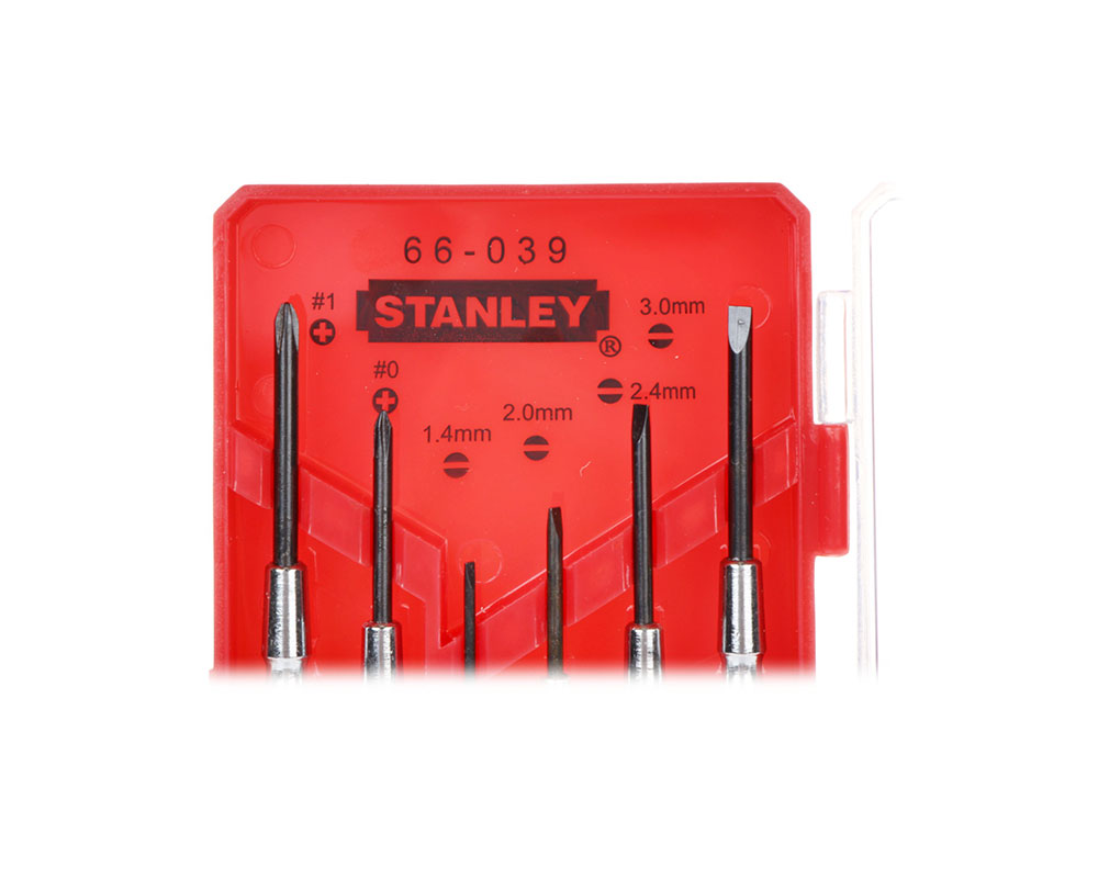 STANLEY PRECISION SCREWDRIVER SET 6PCS