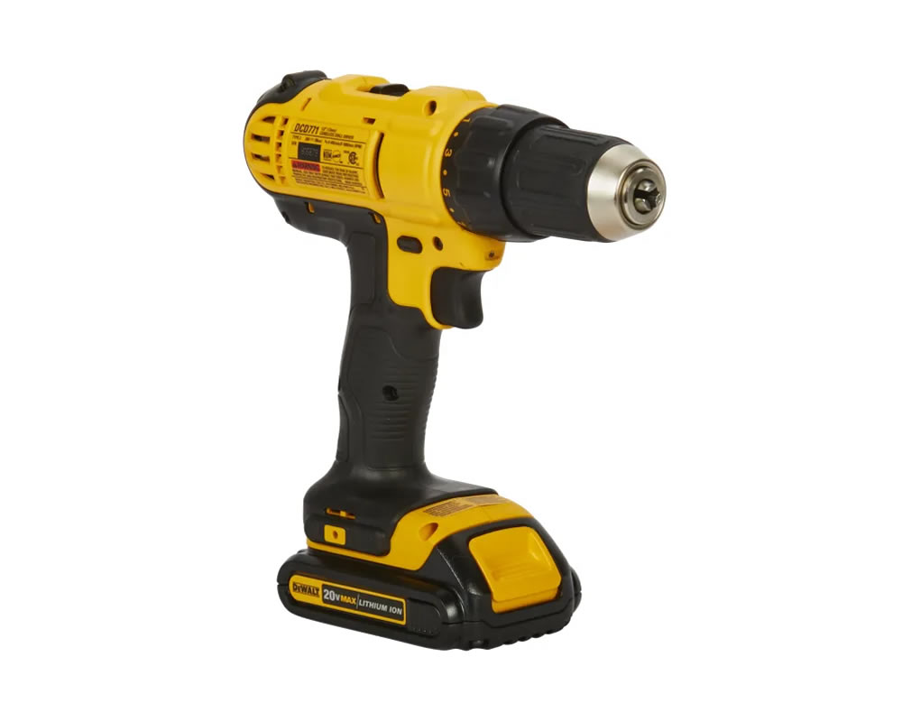 DEWALT 20V MAX CORDLESS DRILL DRIVER KIT COMPACT 12-INCH DCD771C2